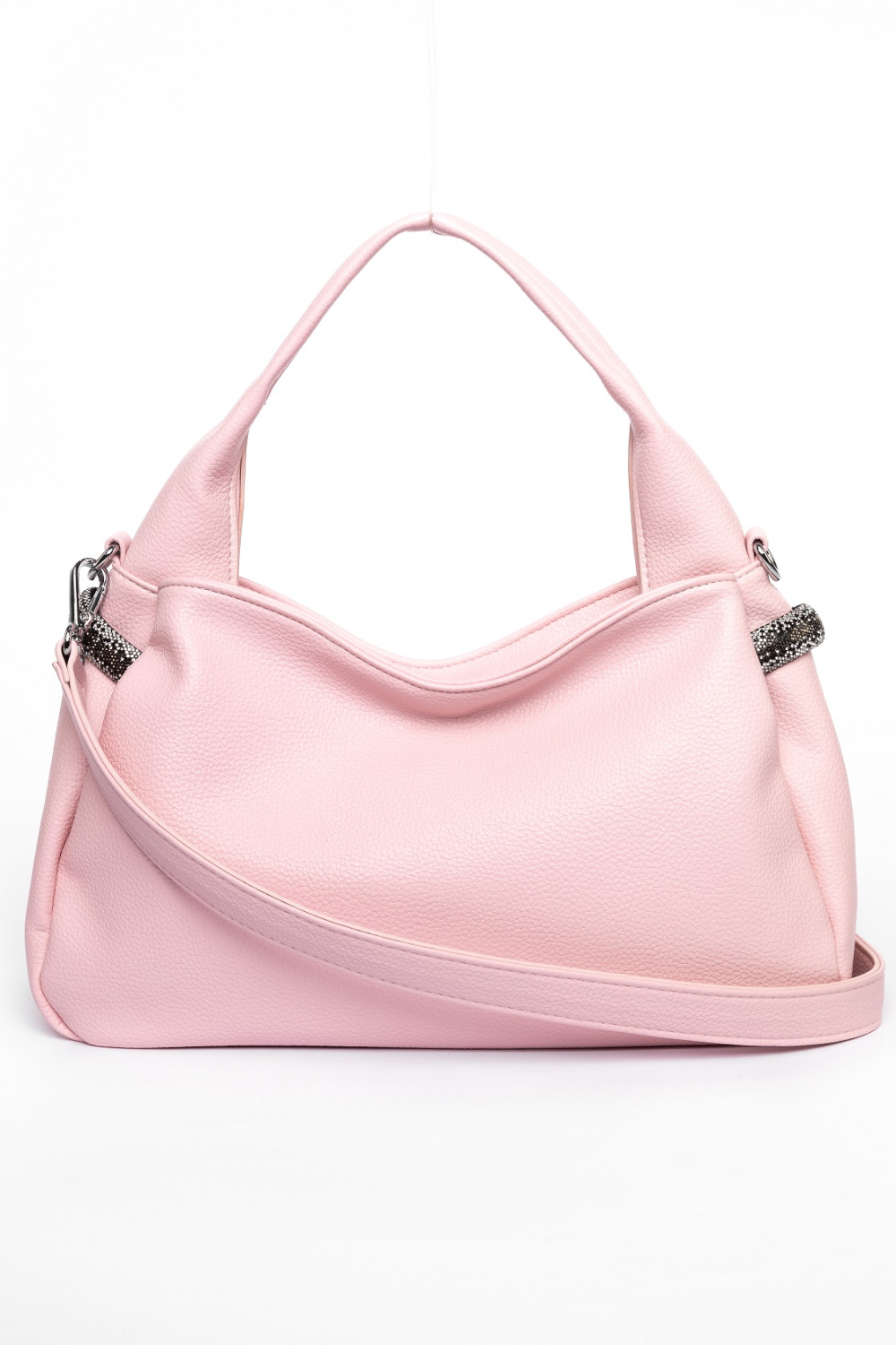 442-52 5250 Сумка хобо женская экокожа Safenta розовый 442-52 5250 Сумка хобо женская экокожа Safenta розовый