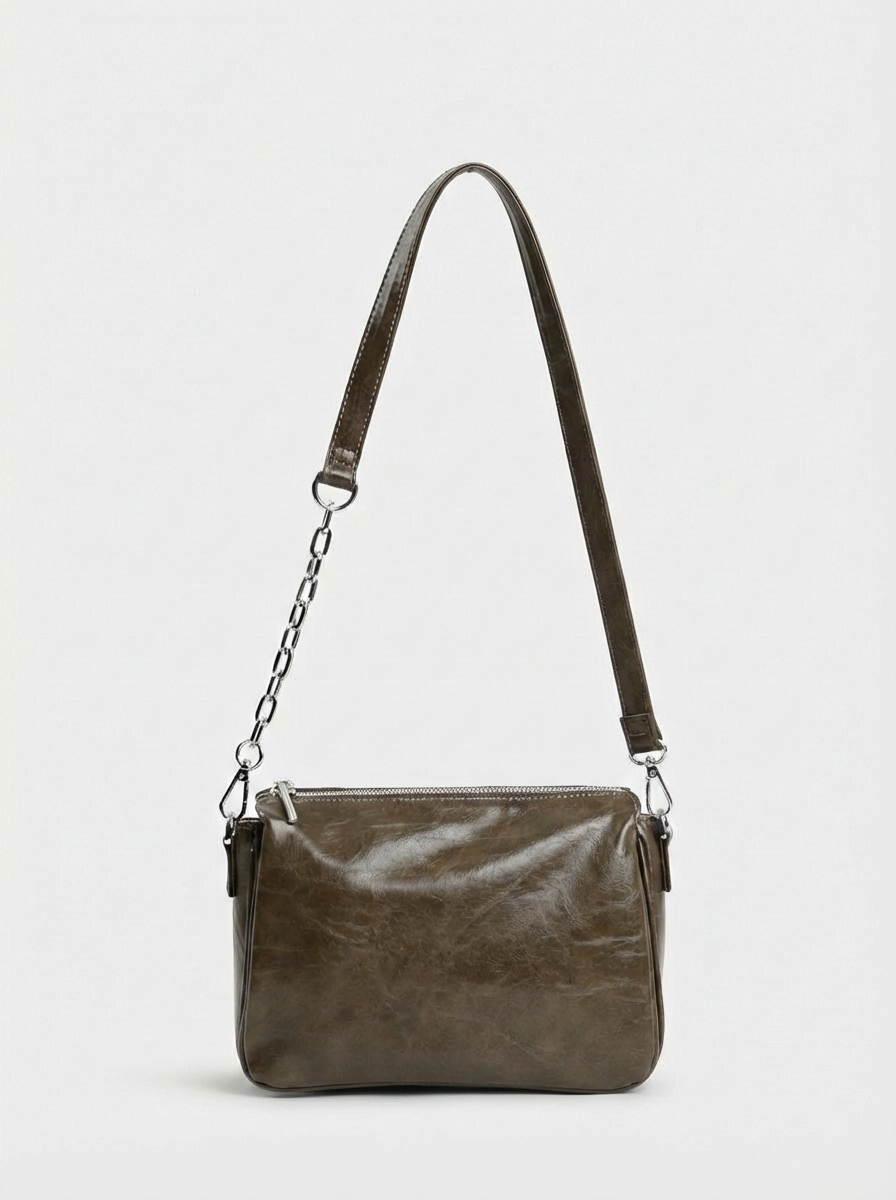 фото 456-07 550271 Сумка кросс-боди женская экокожа Ludor коричневый