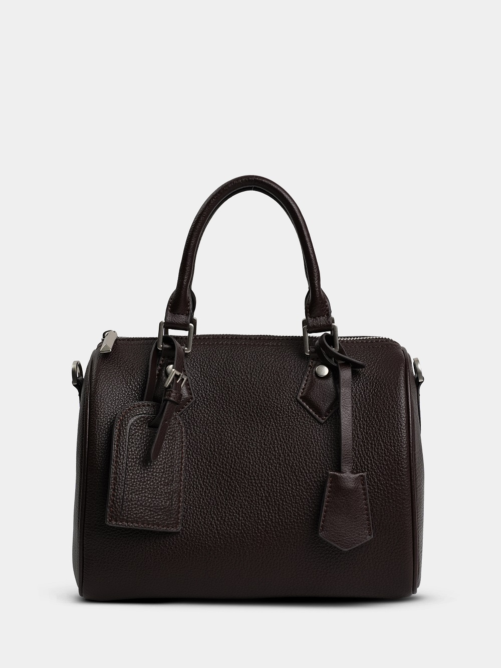 454-68 7726 Сумка доум женская натуральная кожа Ludor темно-коричневый