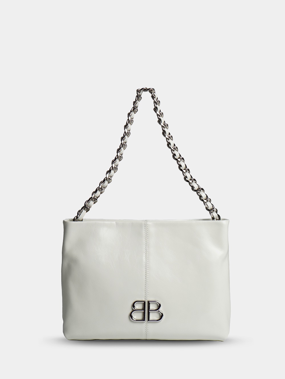 фото 446-41 187 Сумка кросс-боди женская натуральная кожа Ludor молочный