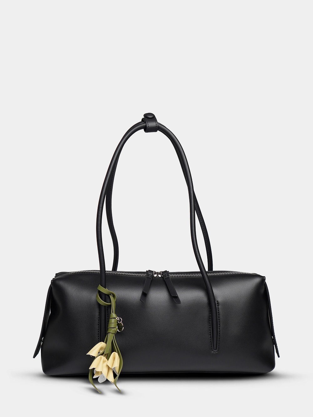 453-32 ХА2030 Сумка тоут женская натуральная кожа Ludor черный