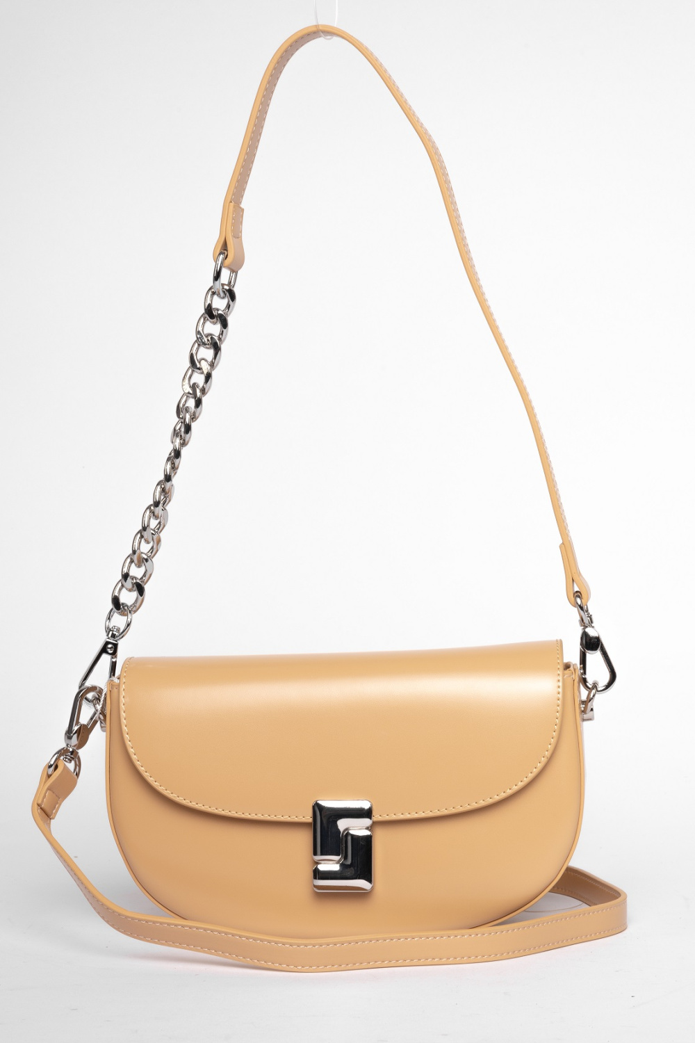 429-00 10-013 Сумка кросс-боди женская натуральная кожа Ludor бежевый фото 429-00 10-013 Сумка кросс-боди женская натуральная кожа Ludor бежевый