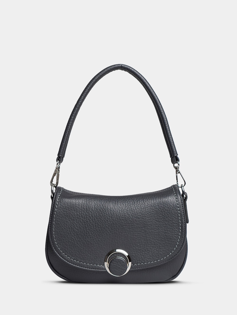 451-56 550232 Сумка кросс-боди женская экокожа Ludor серый фото 451-56 550232 Сумка кросс-боди женская экокожа Ludor серый