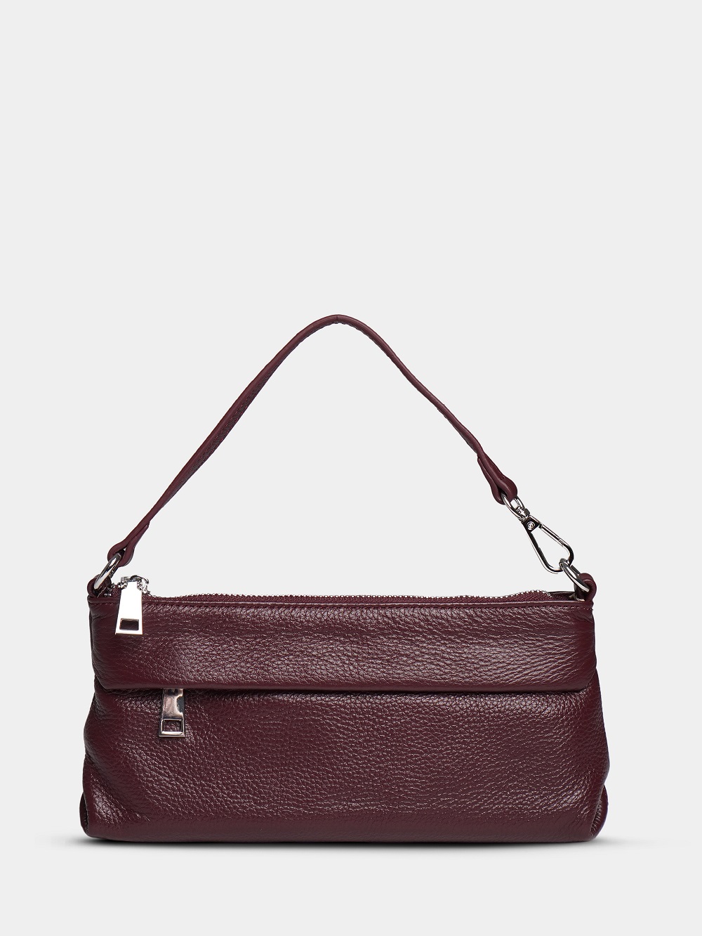 451-92 9020 Клатч женский натуральная кожа Ludor бордовый фото 451-92 9020 Клатч женский натуральная кожа Ludor бордовый