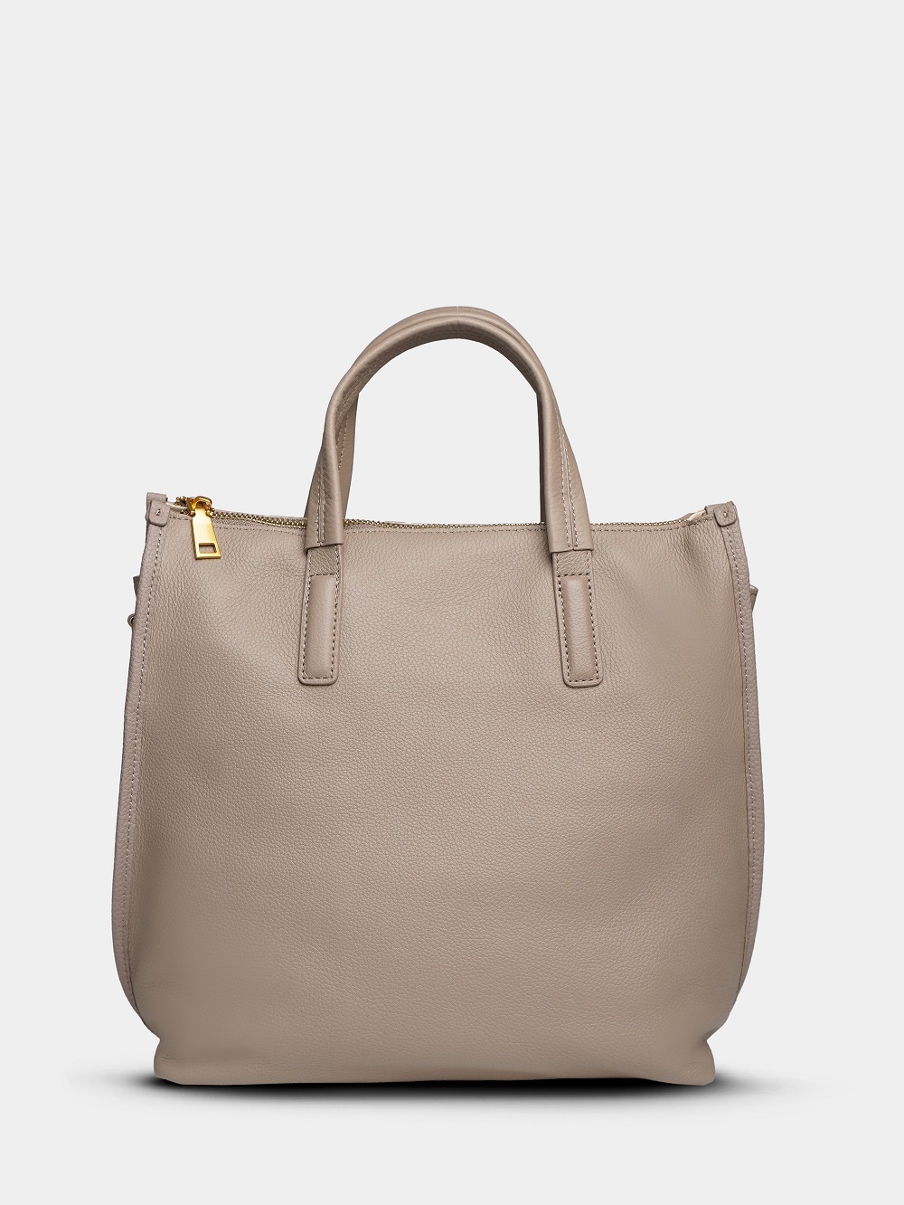 453-23 7008 Сумка тоут женская натуральная кожа Ludor серо-бежевый 453-23 7008 Сумка тоут женская натуральная кожа Ludor серо-бежевый