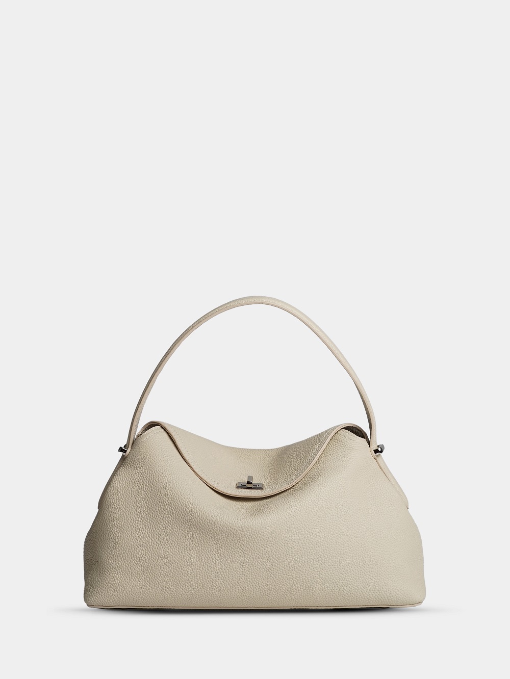 454-82 F9889В Сумка тоут женская натуральная кожа Ludor бежевый