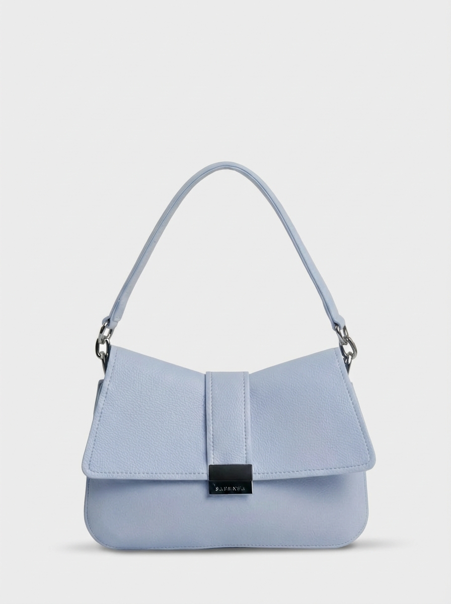 фото 457-04 28206 Сумка кросс-боди женская экокожа Safenta голубой
