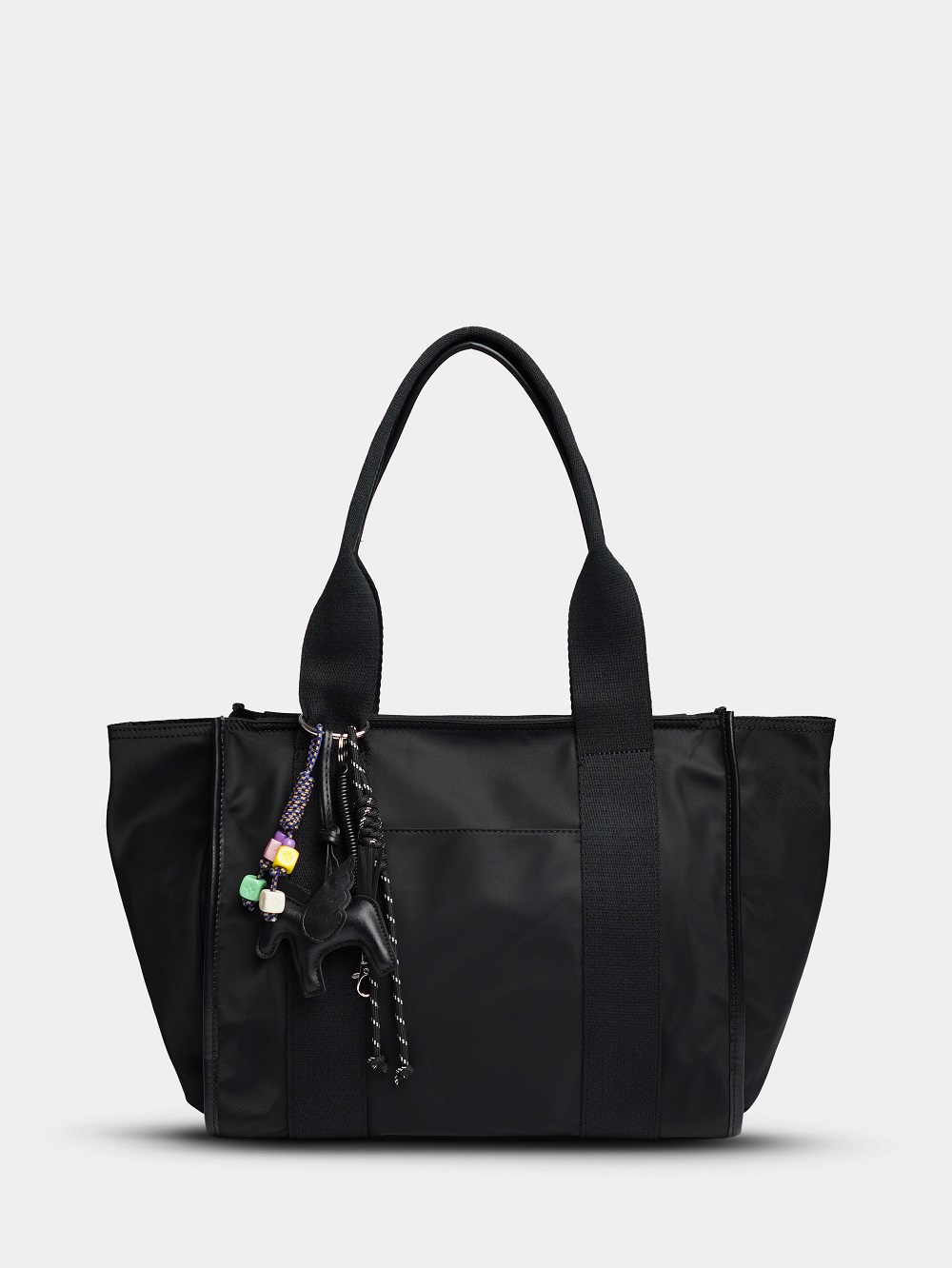 450-78 550245 Сумка шоппер женская текстиль Ludor черный фото 450-78 550245 Сумка шоппер женская текстиль Ludor черный