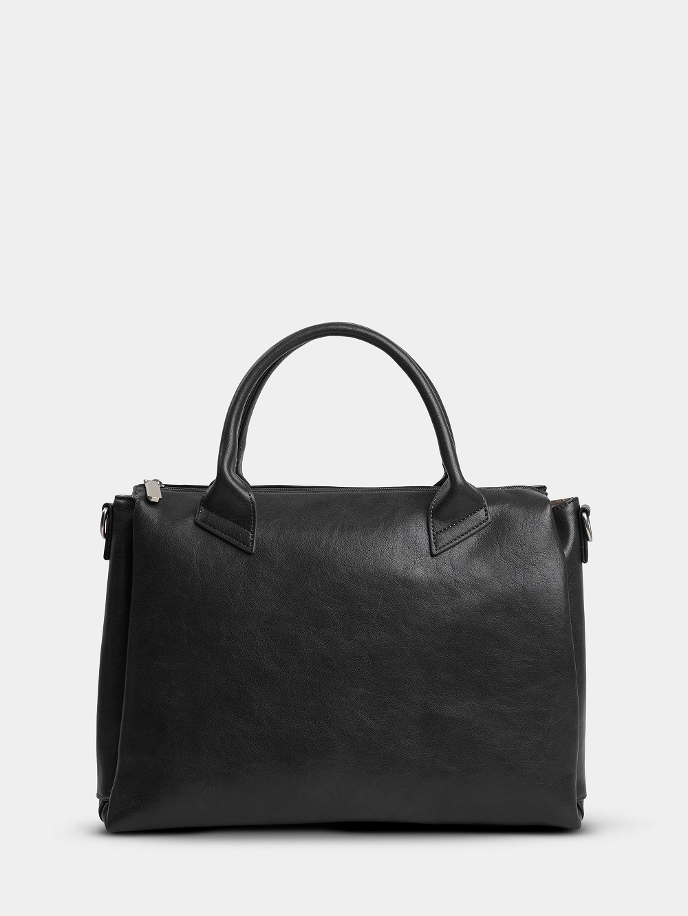 455-34 550258 Сумка тоут женская экокожа Ludor темно-серый