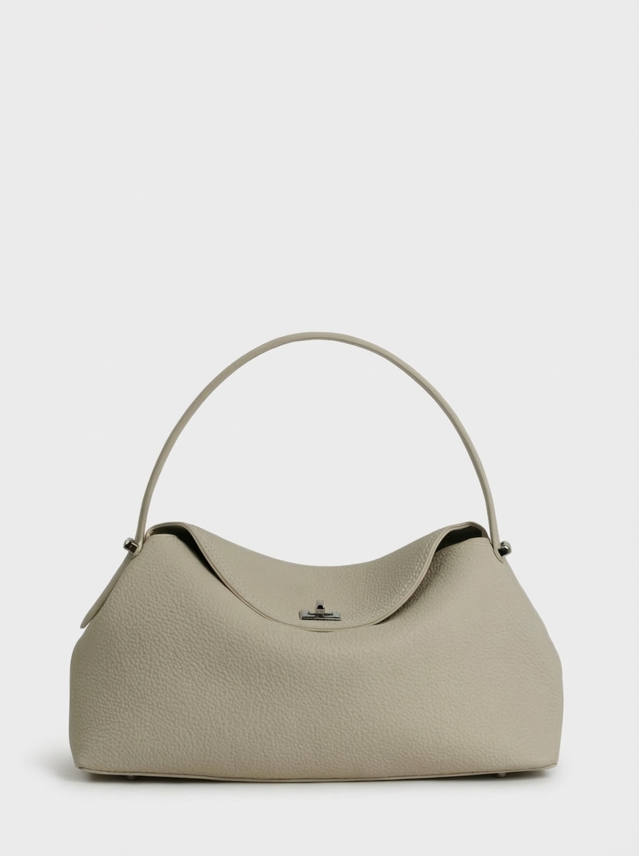 456-89 329 Сумка тоут женская натуральная кожа Ludor светло-бежевый