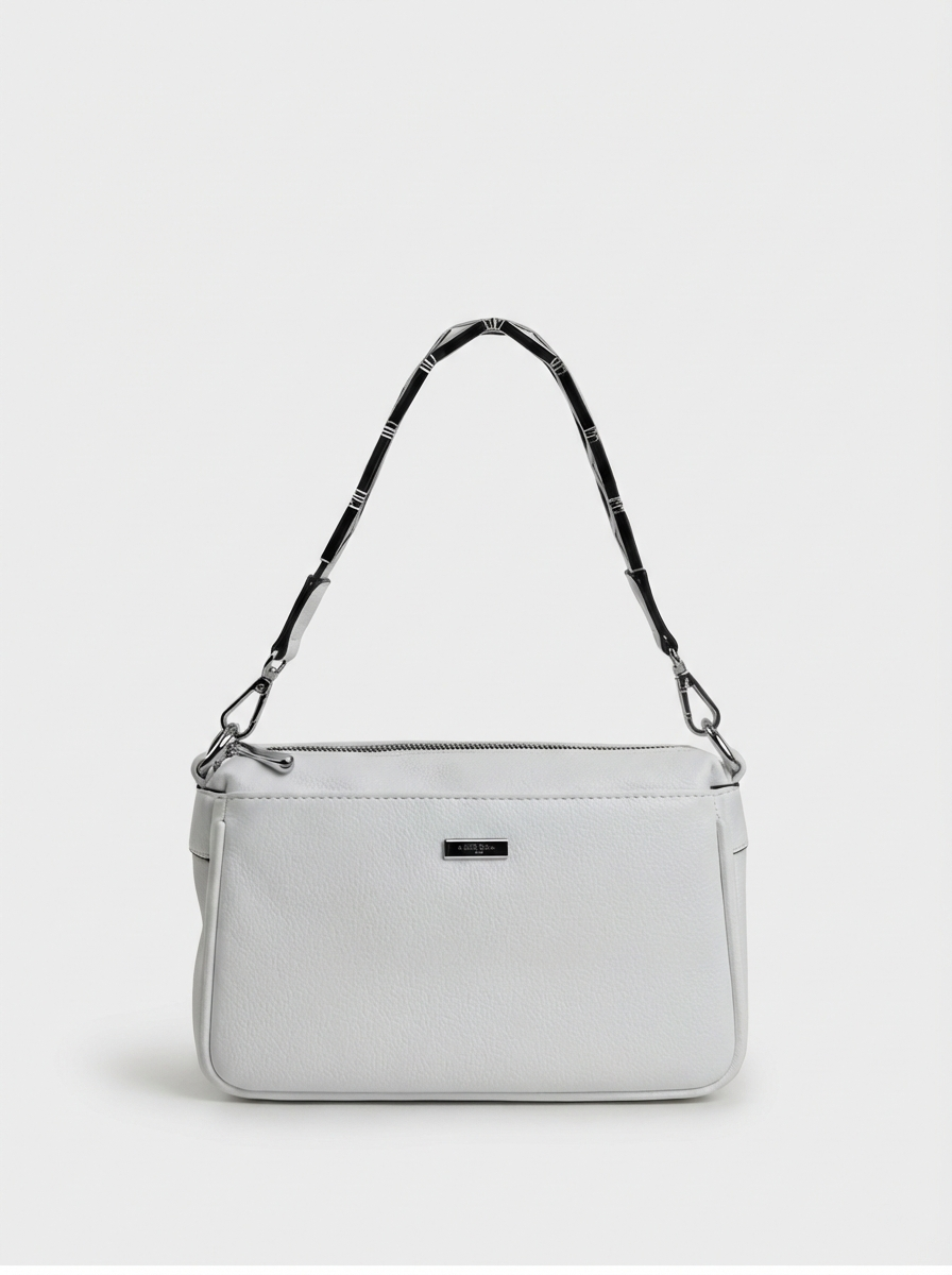 фото 456-93 28214 Сумка кросс-боди женская экокожа Safenta белый