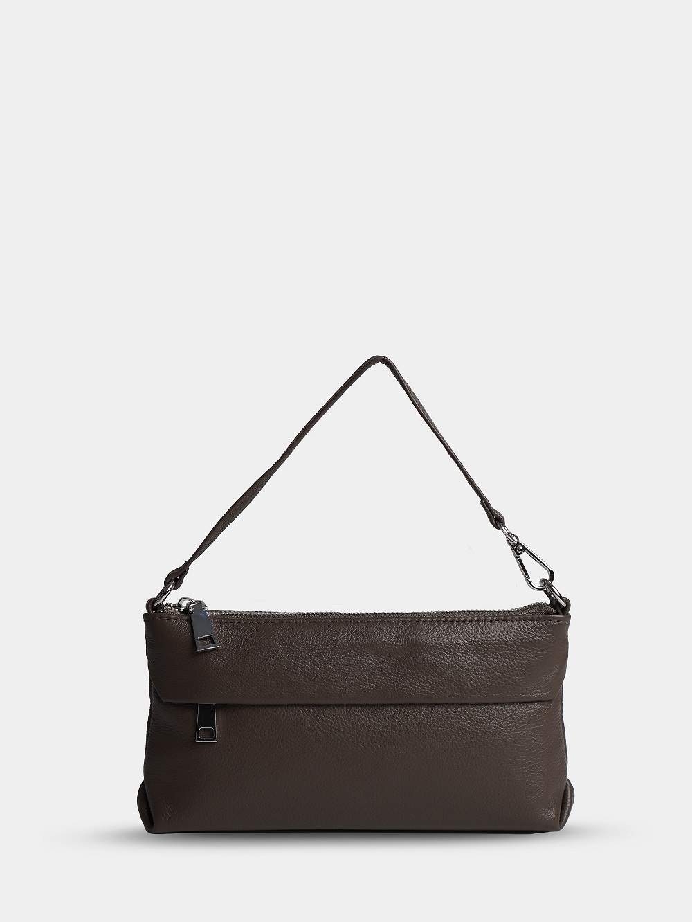 451-93 9020 Клатч женский натуральная кожа Ludor темно-бежевый фото 451-93 9020 Клатч женский натуральная кожа Ludor темно-бежевый