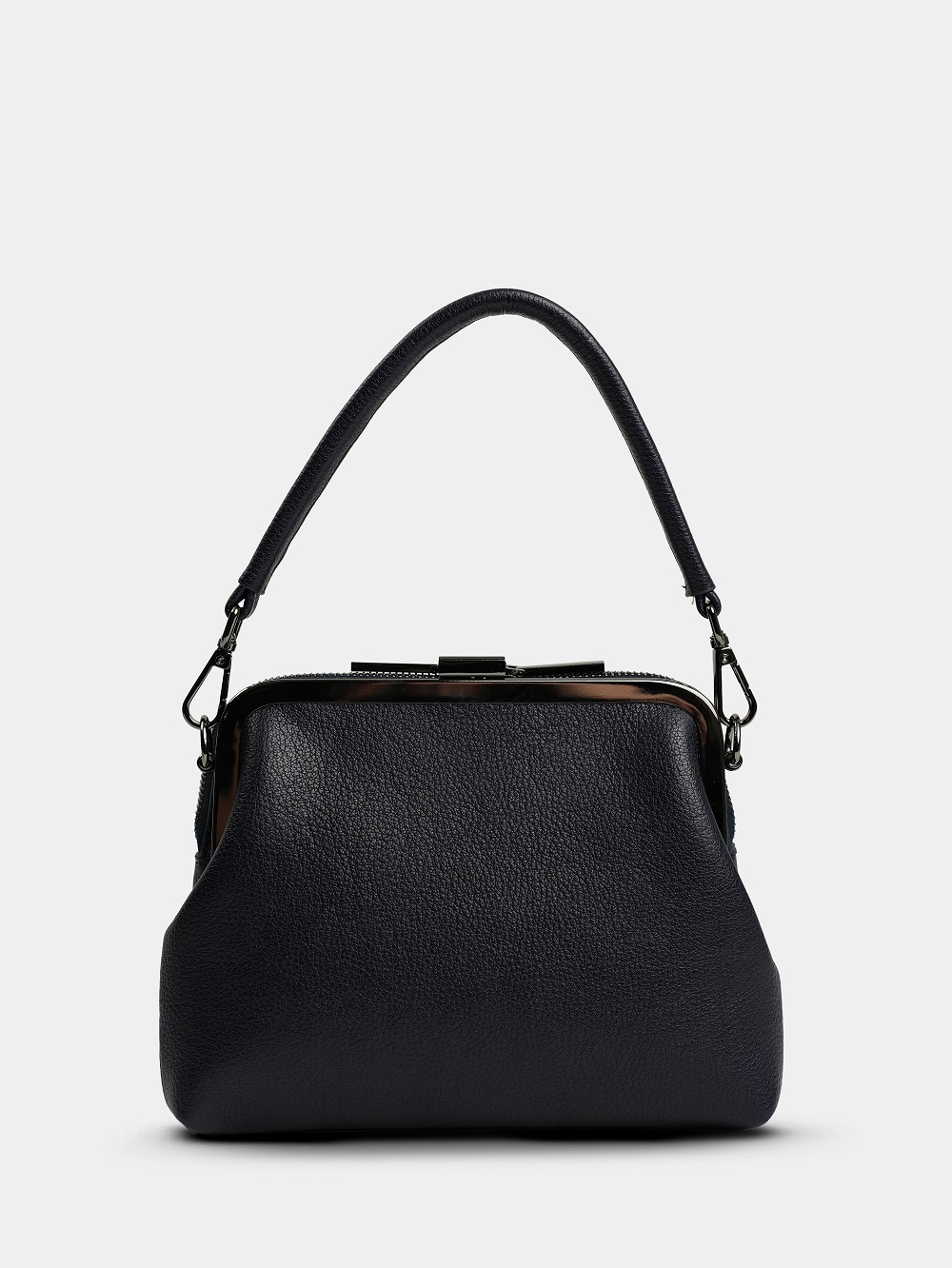 455-48 550227 Сумка фрейм женская экокожа Ludor синий