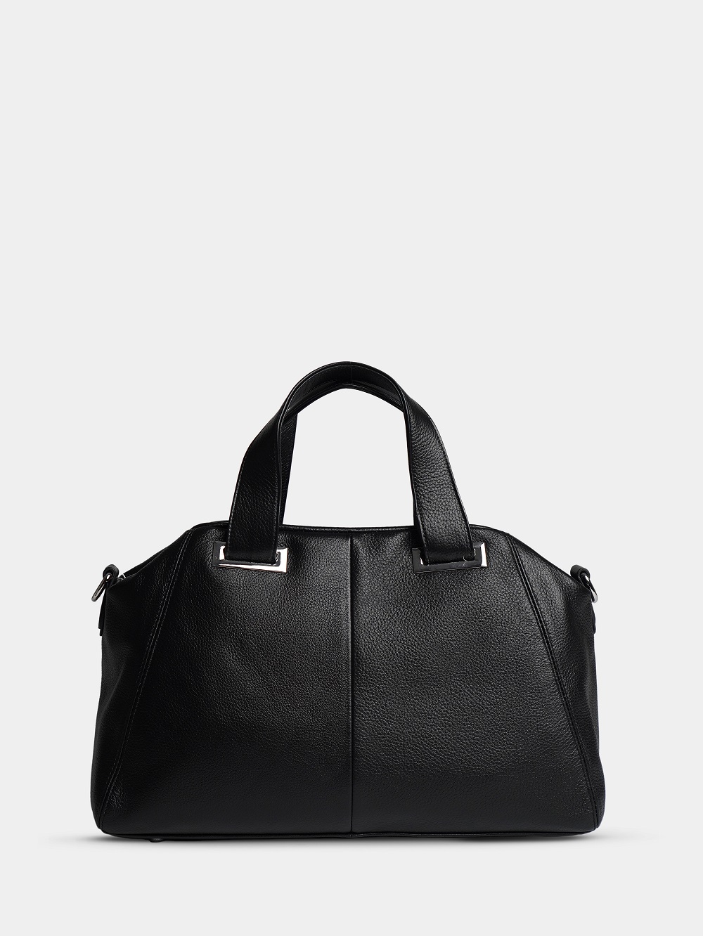 447-46 808 Сумка доум женская натуральная кожа Ludor черный