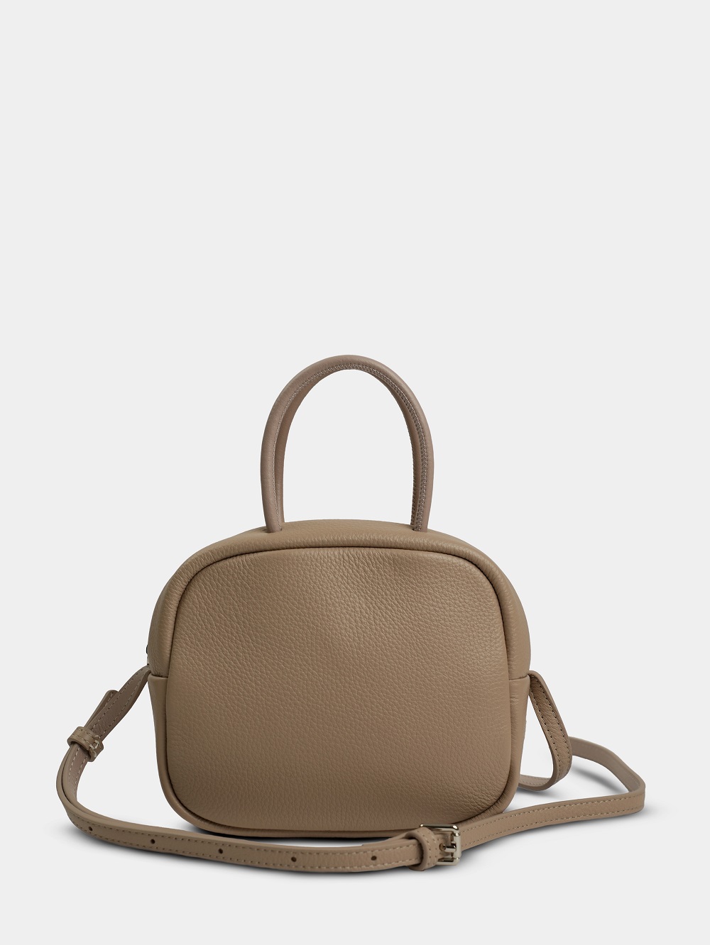 фото 454-58 80207 Сумка кросс-боди женская натуральная кожа Ludor темно-бежевый