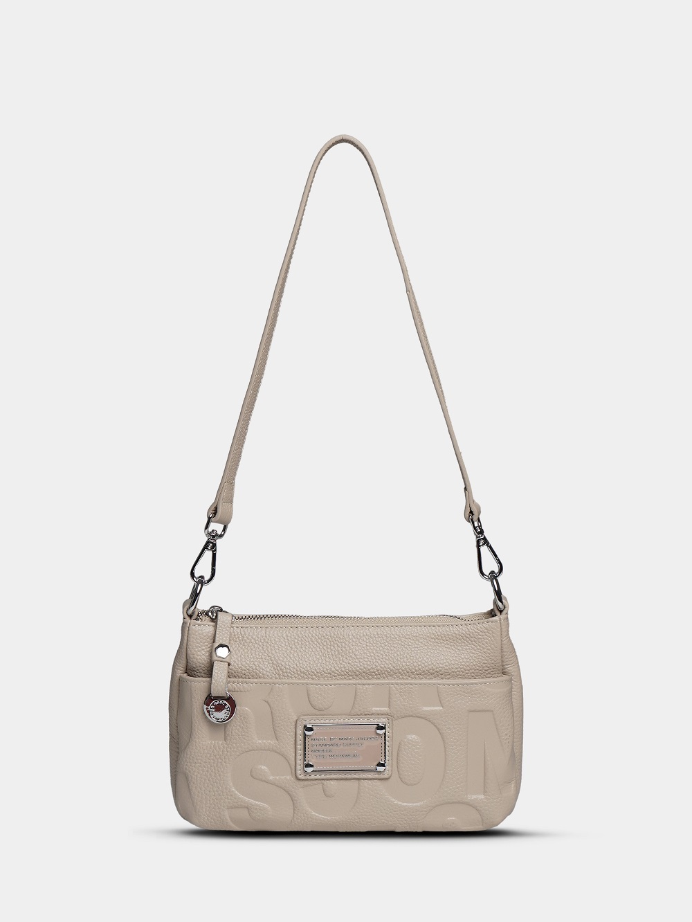 451-28 6003 Сумка кросс-боди женская натуральная кожа Ludor молочный фото 451-28 6003 Сумка кросс-боди женская натуральная кожа Ludor молочный