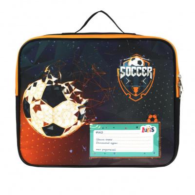 фото 384-49 Футбол 1318 Школьная папка с ручками Luris принт