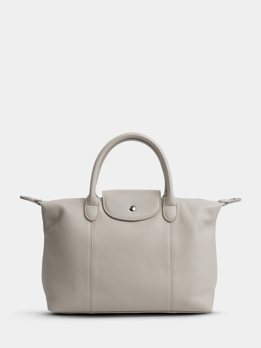 454-25 2406 Сумка тоут женская натуральная кожа Ludor бежевый