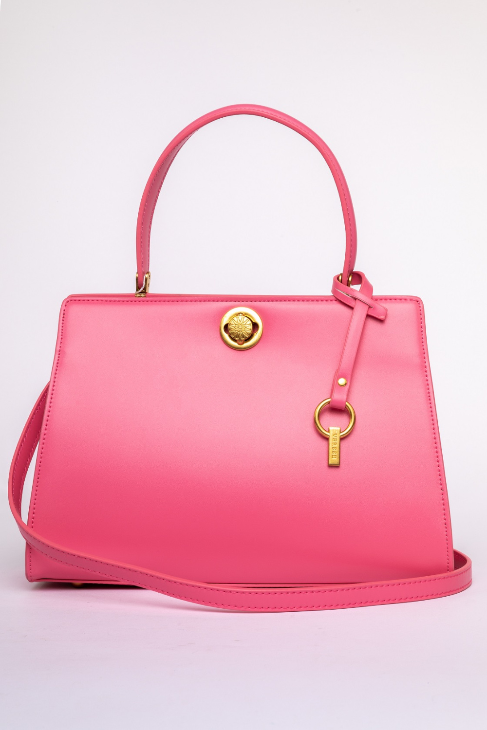 428-55 20888 Сумка стракчэд женская экокожа  VERSSE розовый