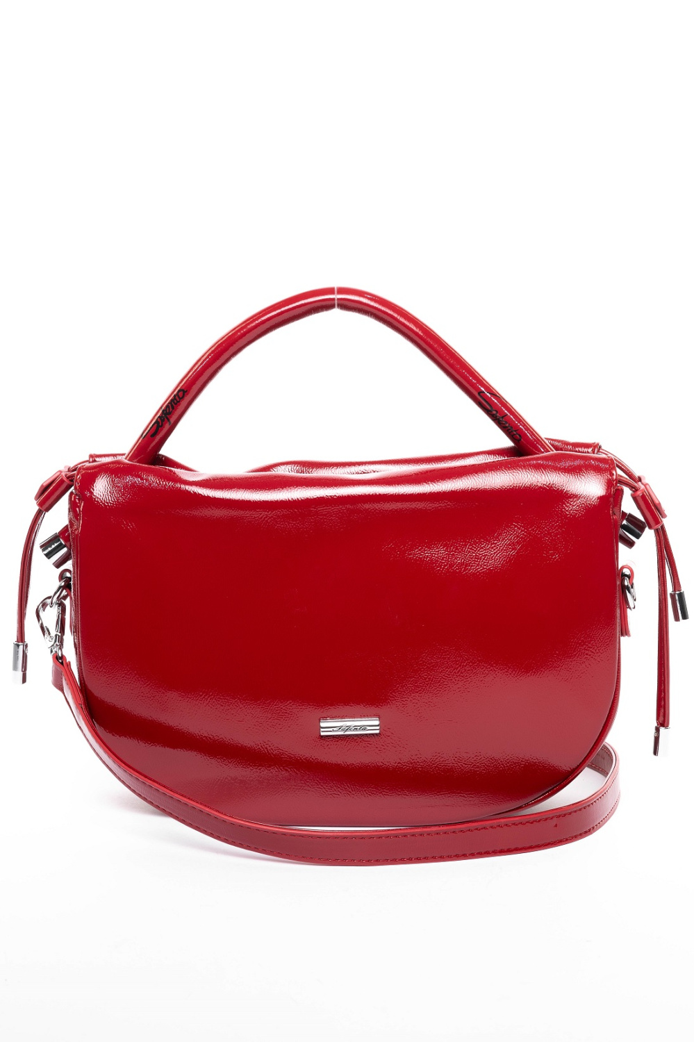 446-57 5277 Сумка кросс-боди женская экокожа Safenta красный фото 446-57 5277 Сумка кросс-боди женская экокожа Safenta красный