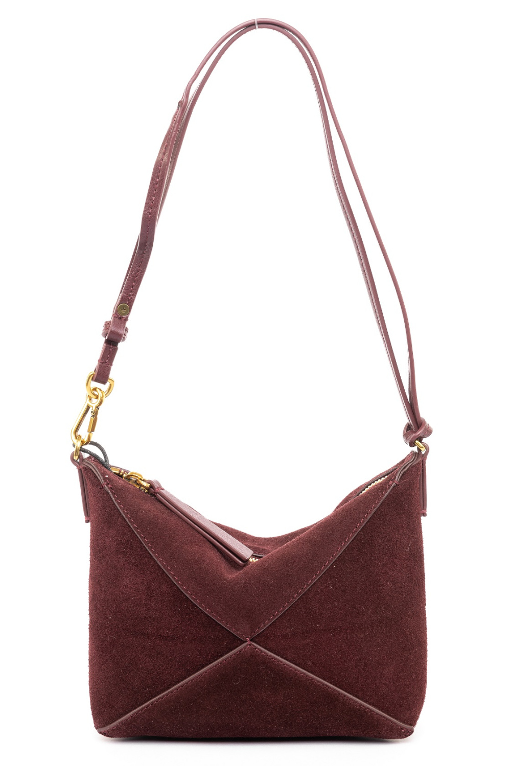440-04 BD6447 Сумка кросс-боди женская замша Ludor бордовый фото 440-04 BD6447 Сумка кросс-боди женская замша Ludor бордовый