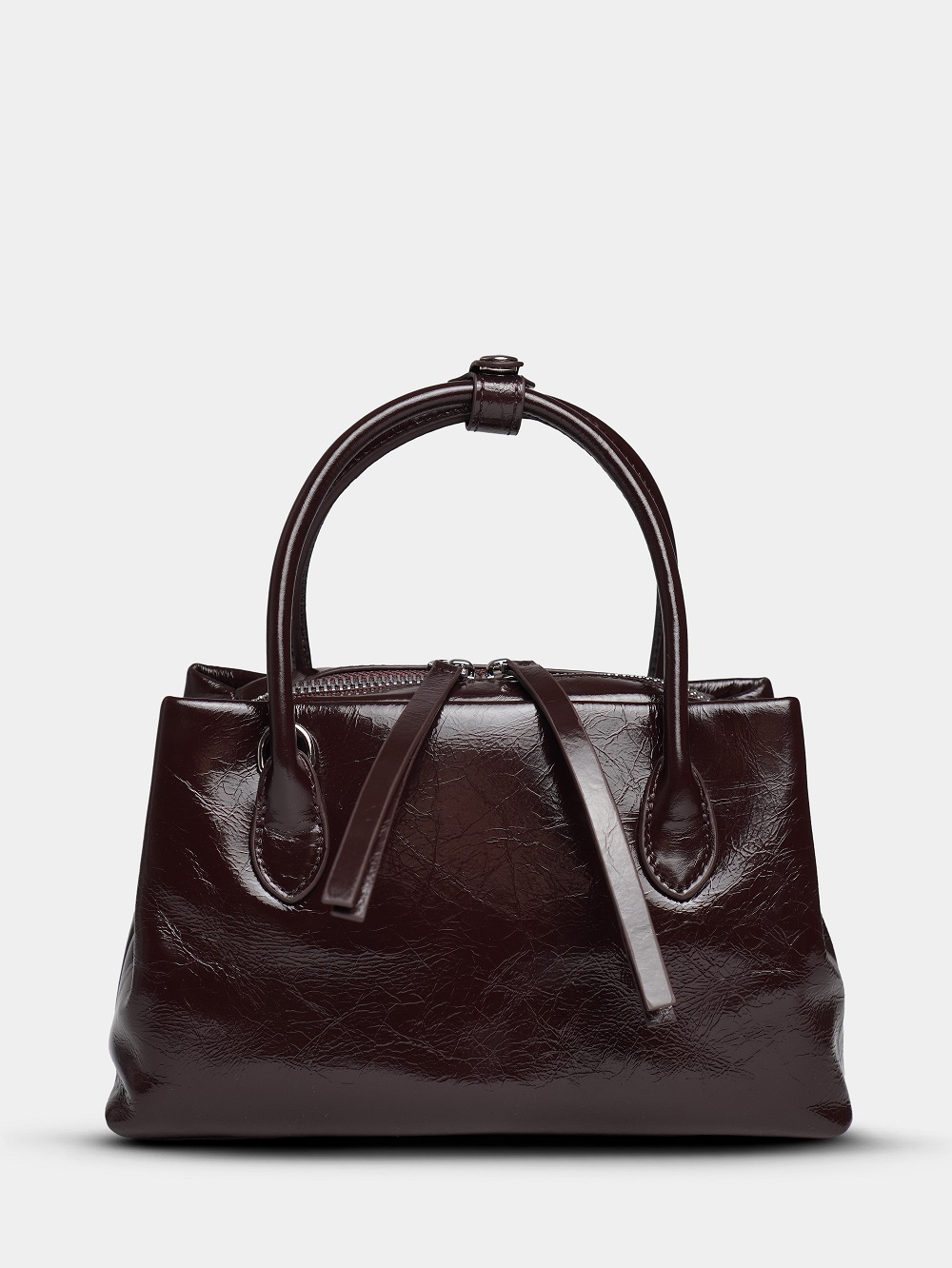 453-12 7715 Сумка тоут женская натуральная кожа Ludor темно-коричневый 453-12 7715 Сумка тоут женская натуральная кожа Ludor темно-коричневый