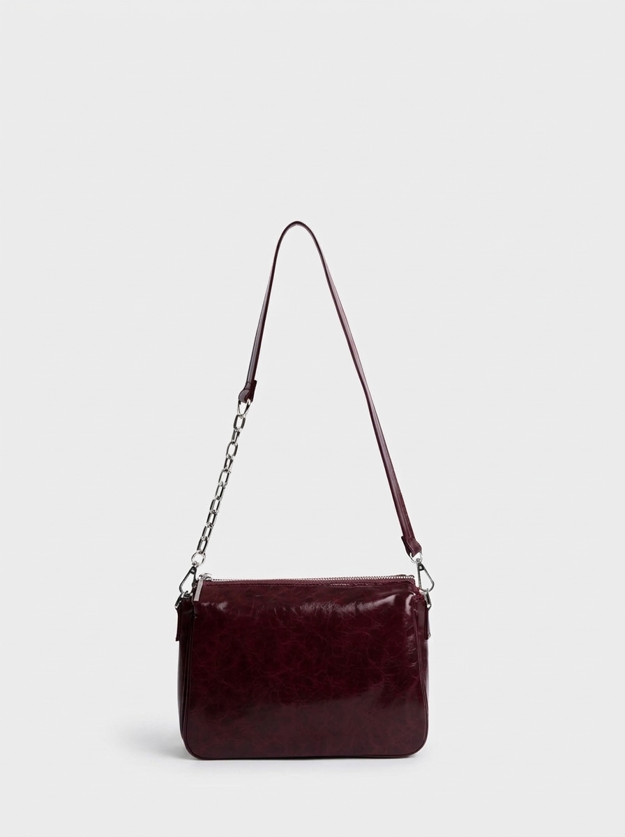 фото 460-60 550271 Сумка кросс-боди женская экокожа Ludor бордовый