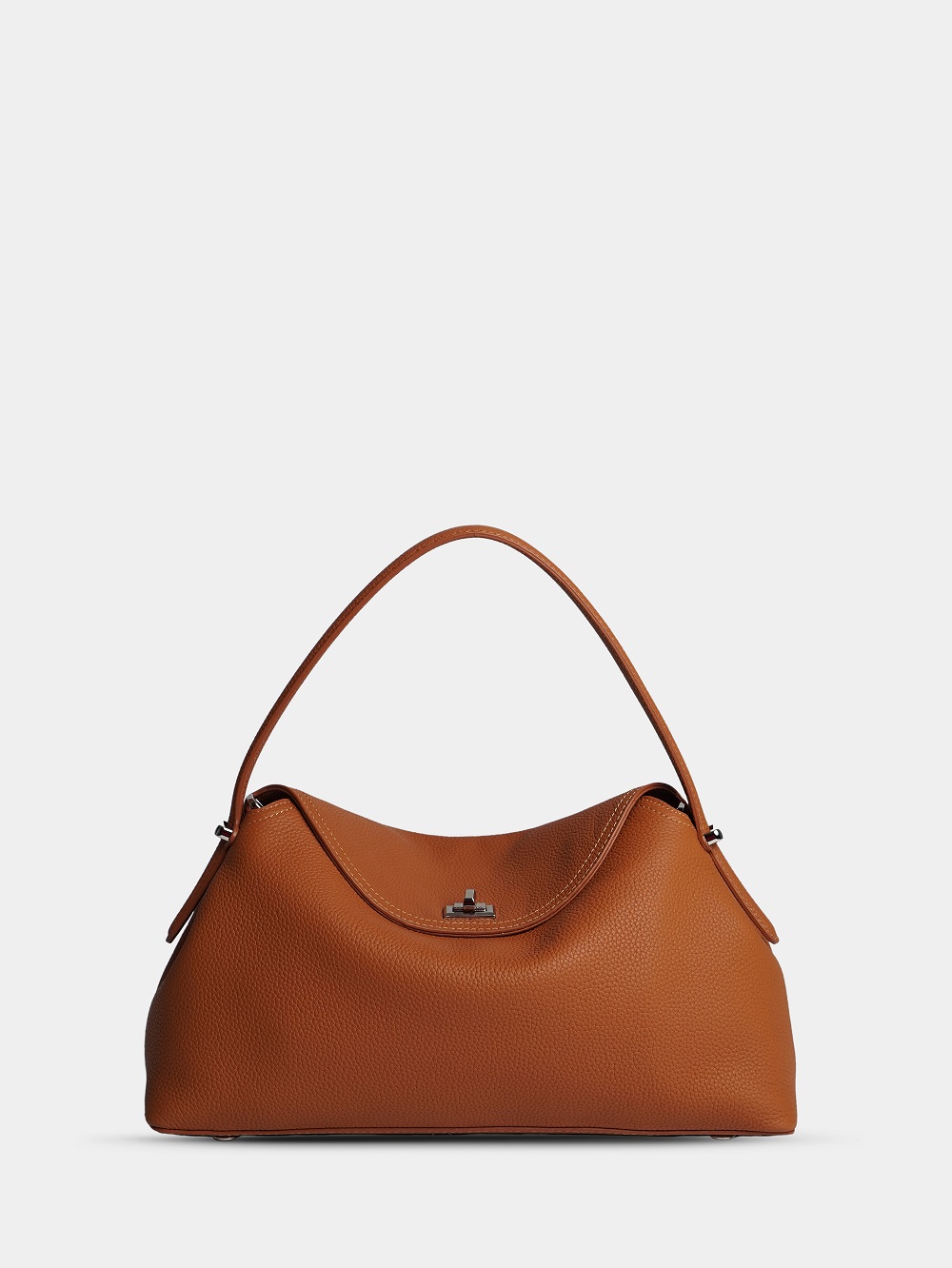 447-70 F9889B Сумка стракчэд женская натуральная кожа Ludor кирпичный