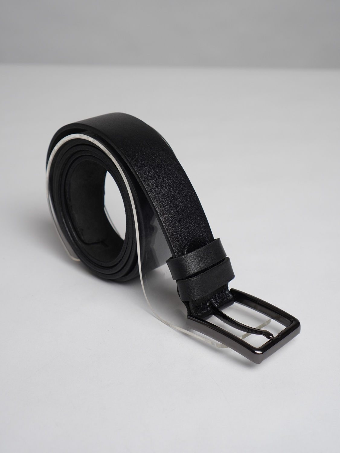 фото 453-08  Ремень мужской DG черный