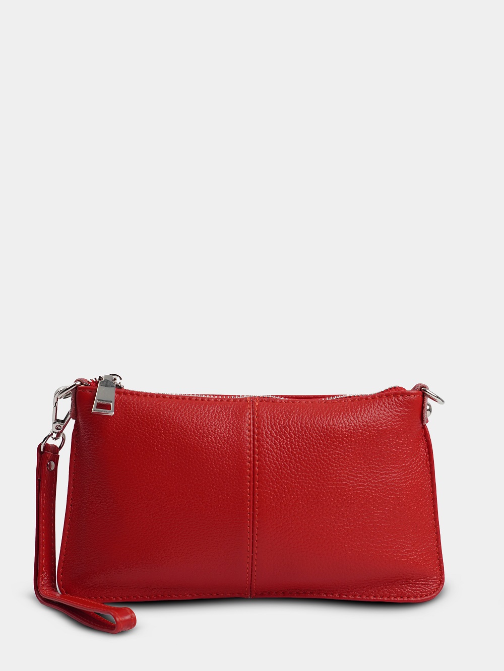 фото 454-33 711 Клатч женский натуральная кожа Ludor красный