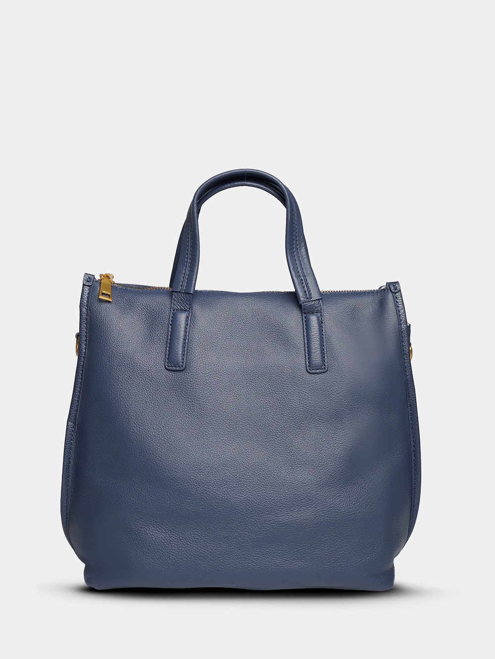 453-22 7008 Сумка тоут женская натуральная кожа Ludor синий