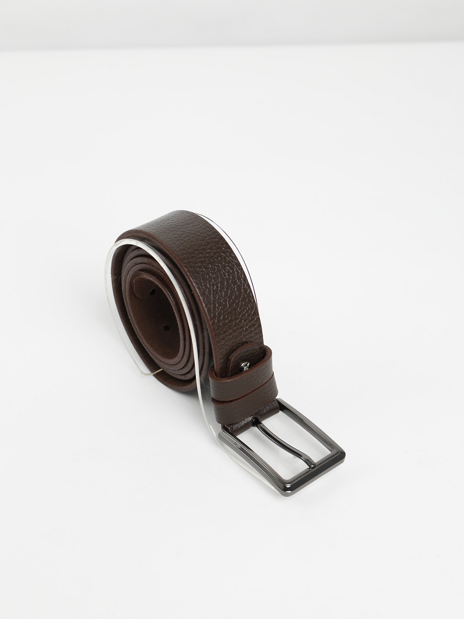 фото 457-35  Ремень мужской DG коричневый