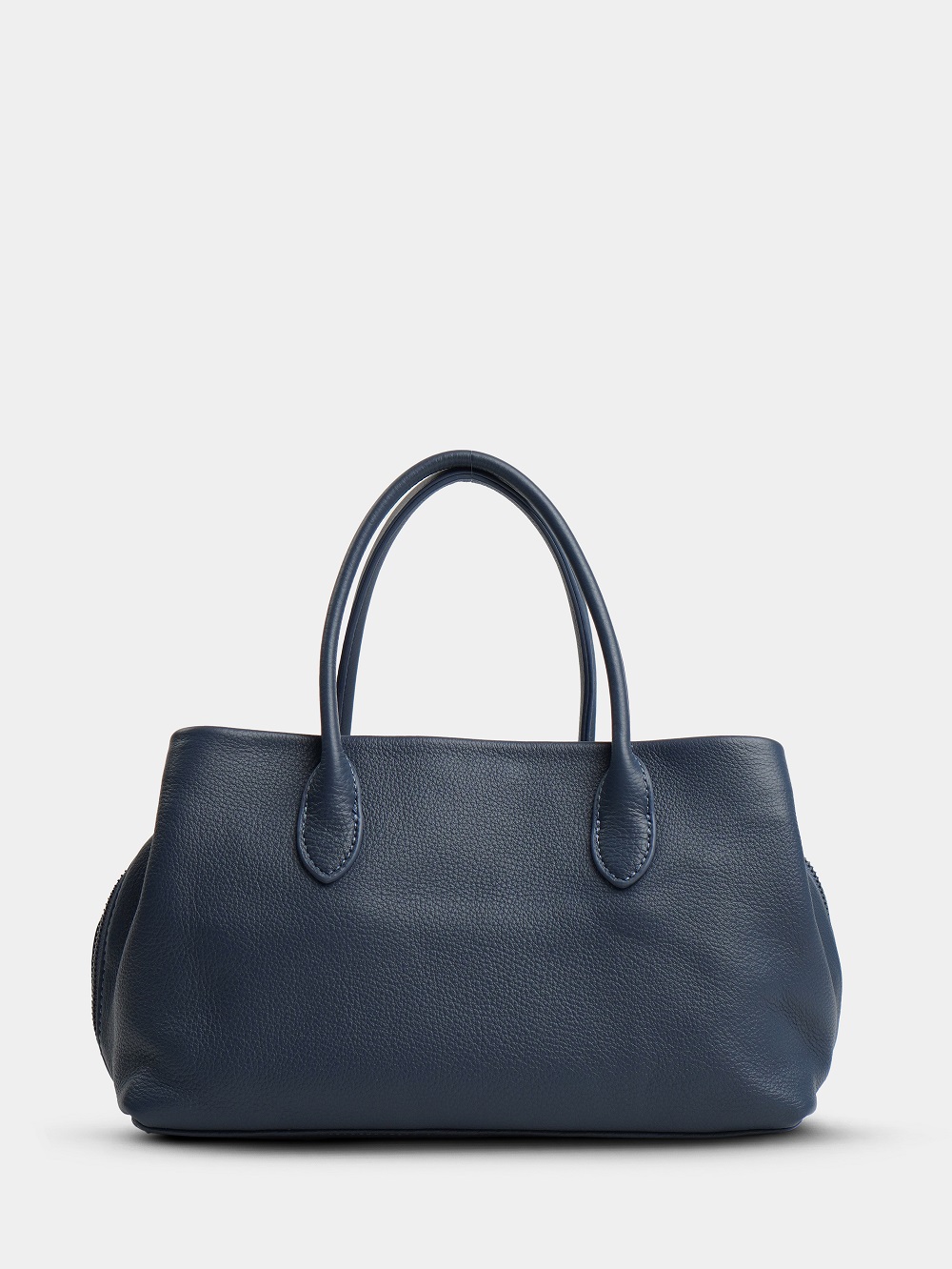 453-99 6136 Сумка тоут женская натуральная кожа Ludor синий