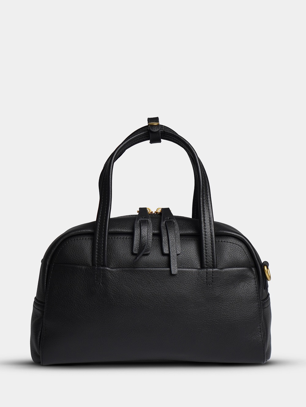 448-88 1879 Сумка доум женская натуральная кожа Ludor черный 448-88 1879 Сумка доум женская натуральная кожа Ludor черный