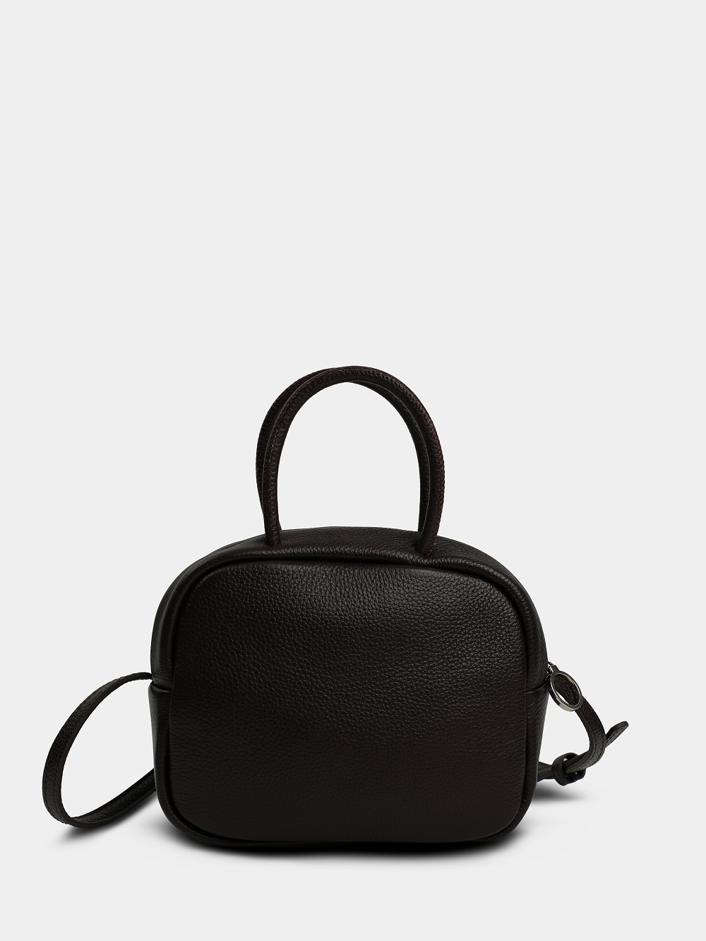 фото 454-60 80207 Сумка кросс-боди женская натуральная кожа Ludor темно-коричневый