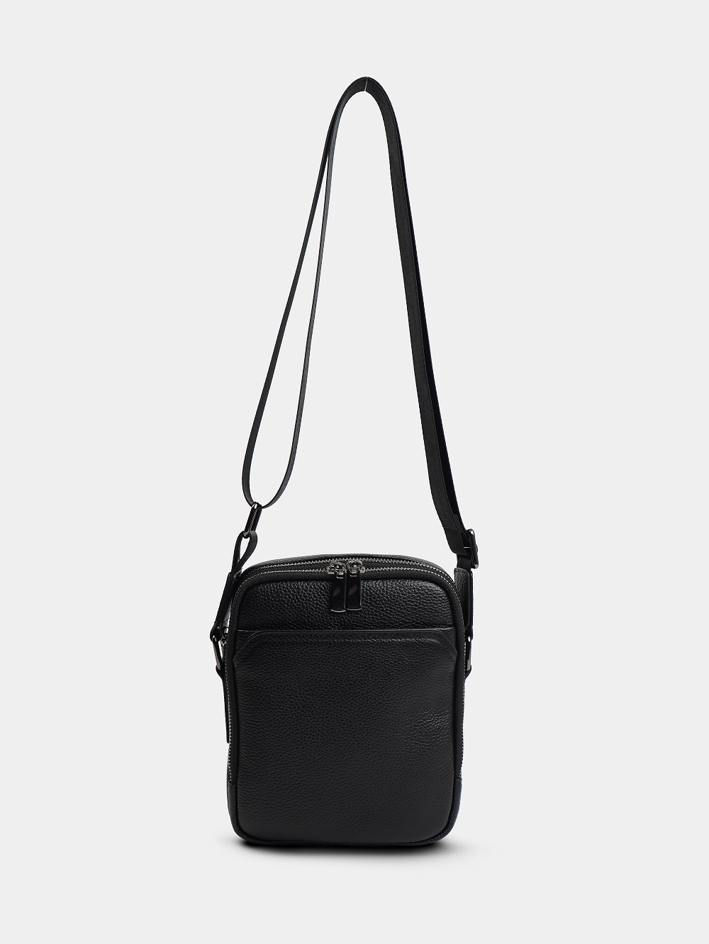 фото 453-77 2169-1 Сумка кросс-боди мужская натуральная кожа DE-GOSA черный