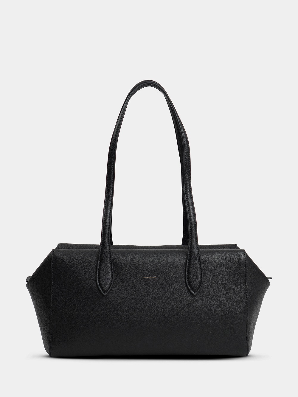 455-19 8838 Сумка тоут женская натуральная кожа Ludor черный