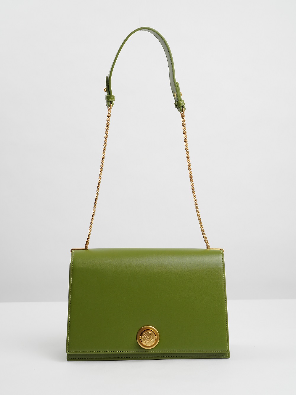 428-63 10509 Сумка стракчэд женская экокожа VERSSE зеленый