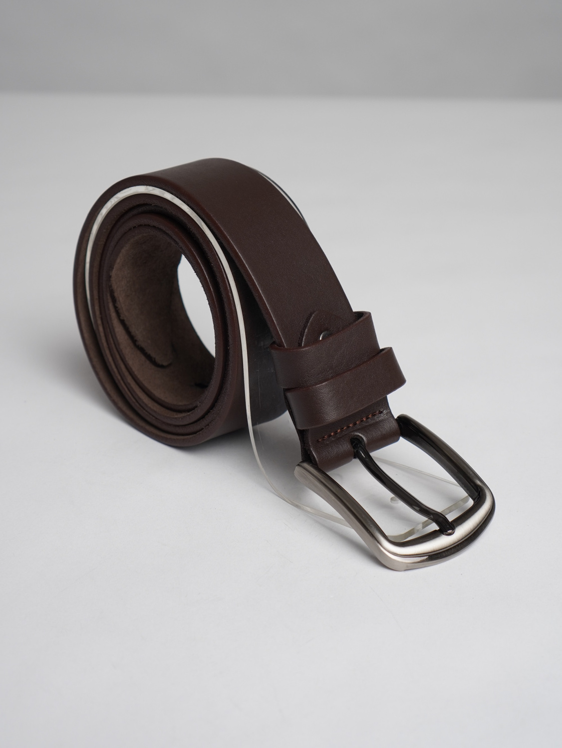 фото 453-07  Ремень мужской DG коричневый