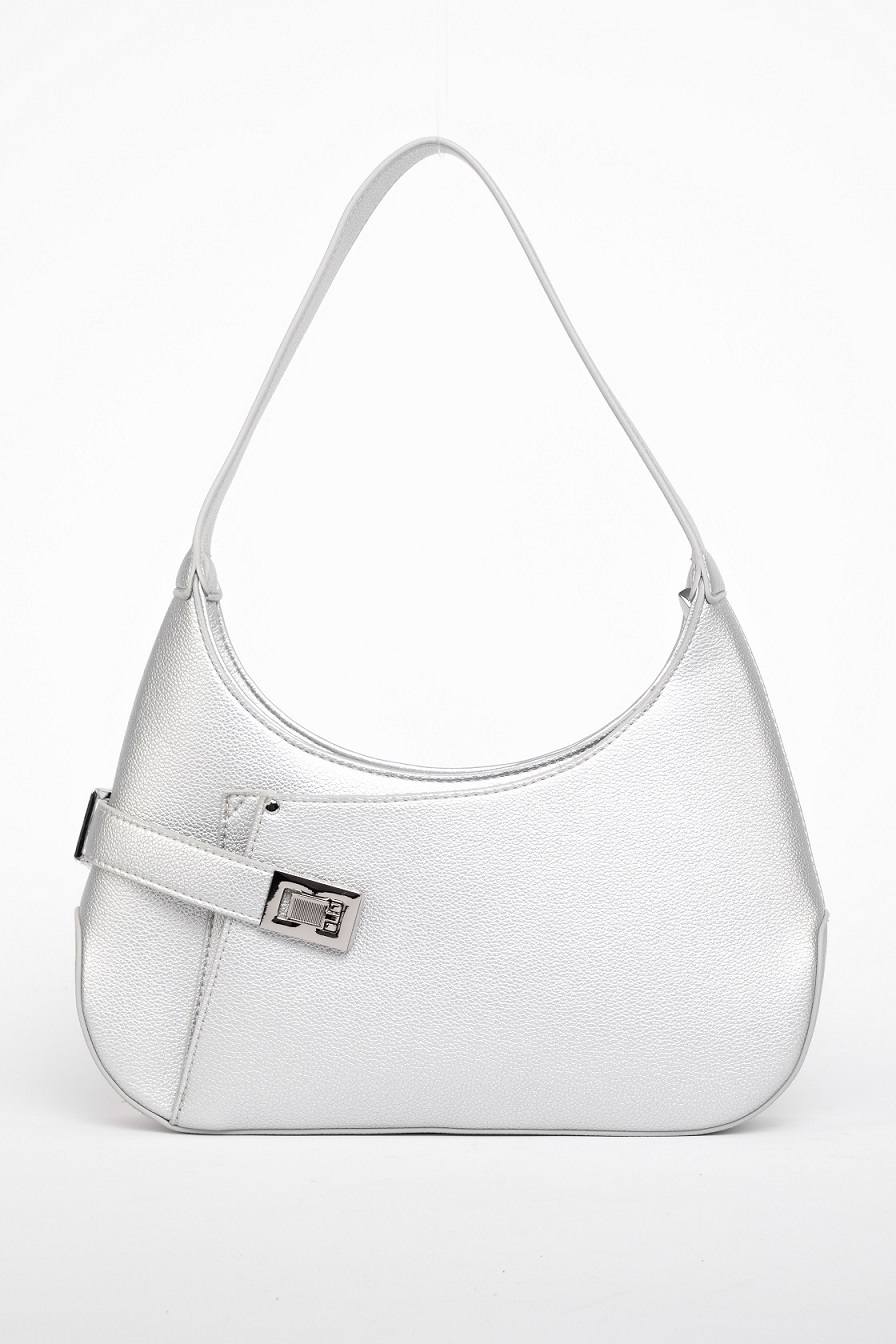 426-42 G8007 Сумка хобо женская экокожа Ludor серебристый 426-42 G8007 Сумка хобо женская экокожа Ludor серебристый