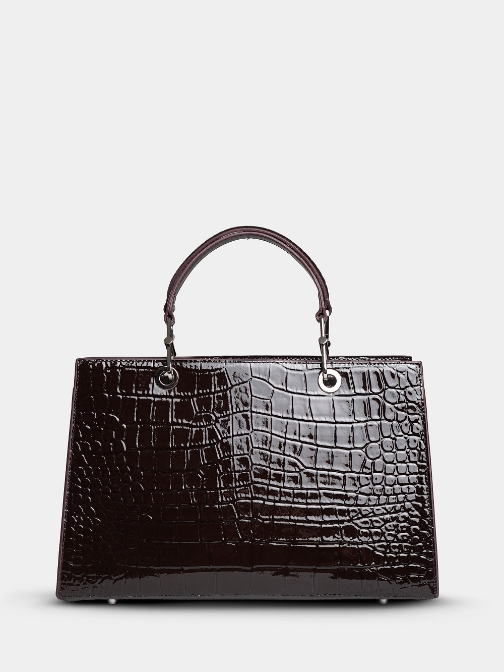 437-21 7238 Сумка тоут женская натуральная кожа Ludor коричневый