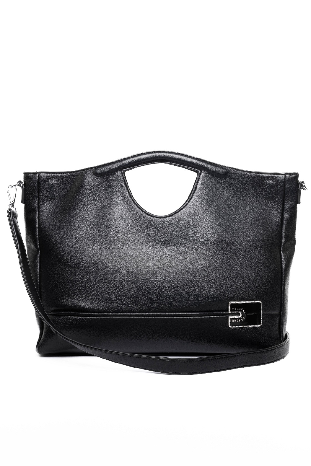 444-06 58168 Сумка тоут женская экокожа Safenta черный