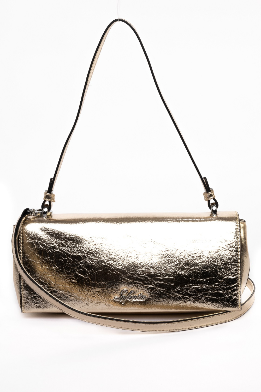 442-48 5352 Сумка кросс-боди женская экокожа Safenta золотой фото 442-48 5352 Сумка кросс-боди женская экокожа Safenta золотой