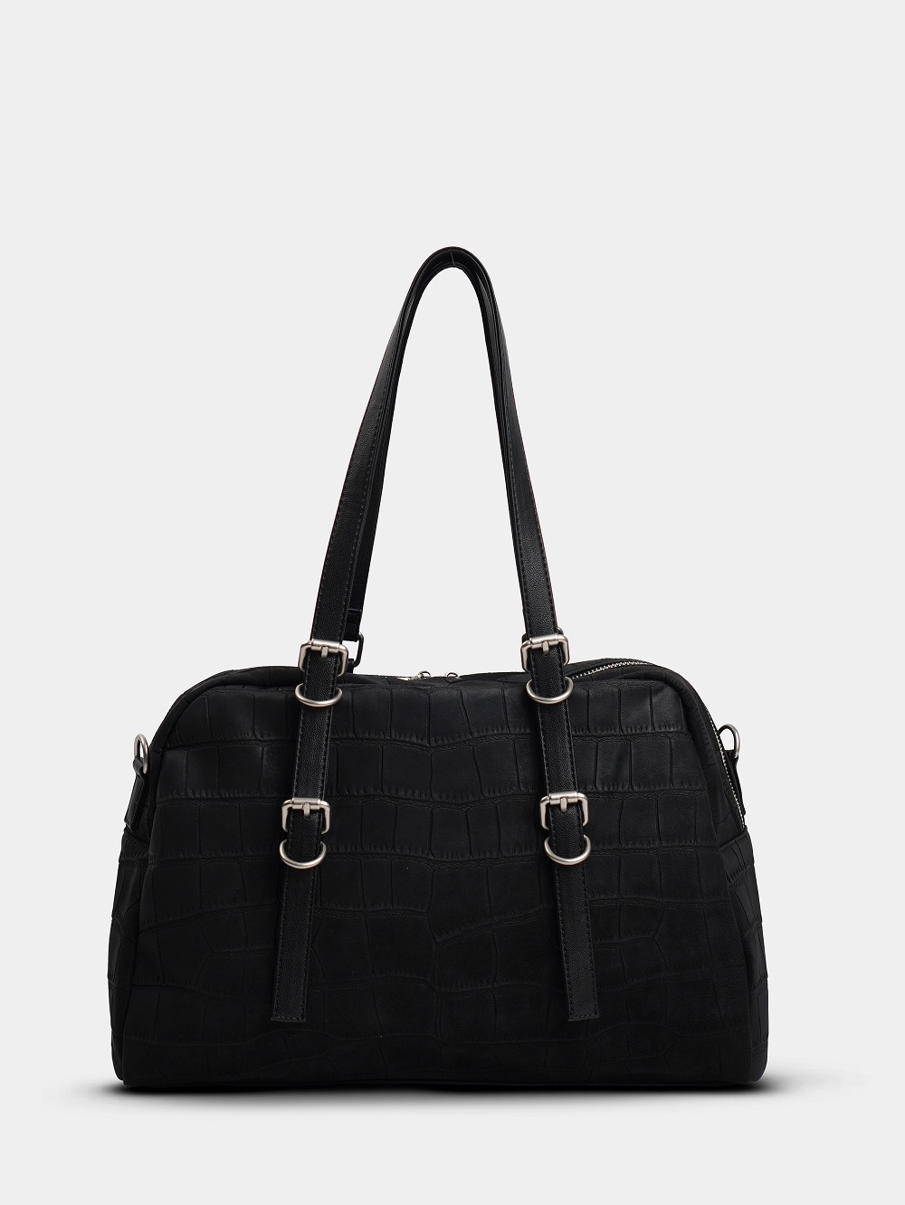 455-26 550229 Сумка доум женская эко нубук Ludor черный