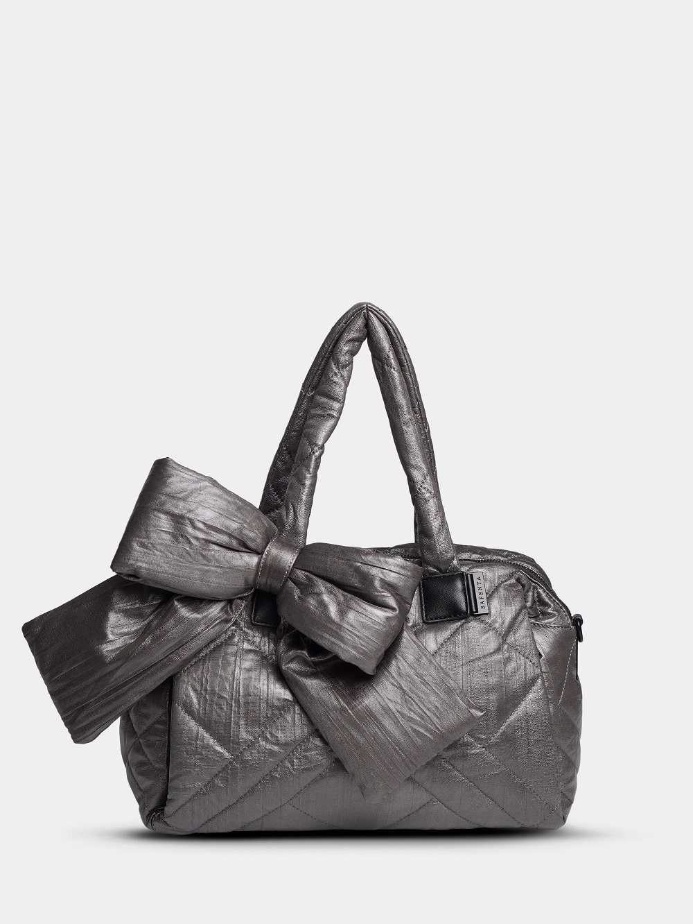 450-87 58301 Сумка доум женская экокожа Safenta серый