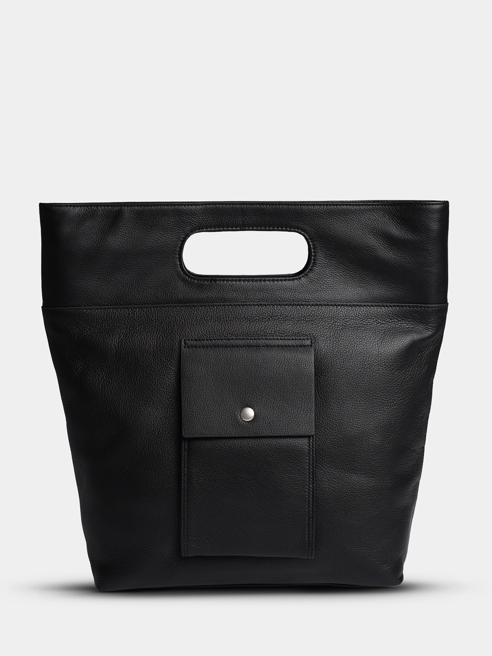 448-84 1878 Сумка шоппер женская натуральная кожа Ludor черный фото 448-84 1878 Сумка шоппер женская натуральная кожа Ludor черный