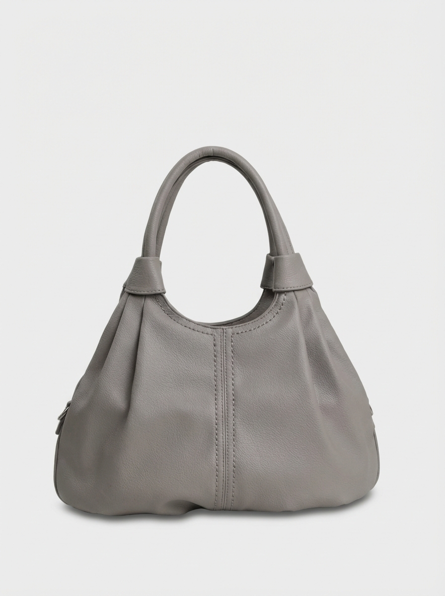 456-32 550249 Сумка хобо женская экокожа Ludor бежевый