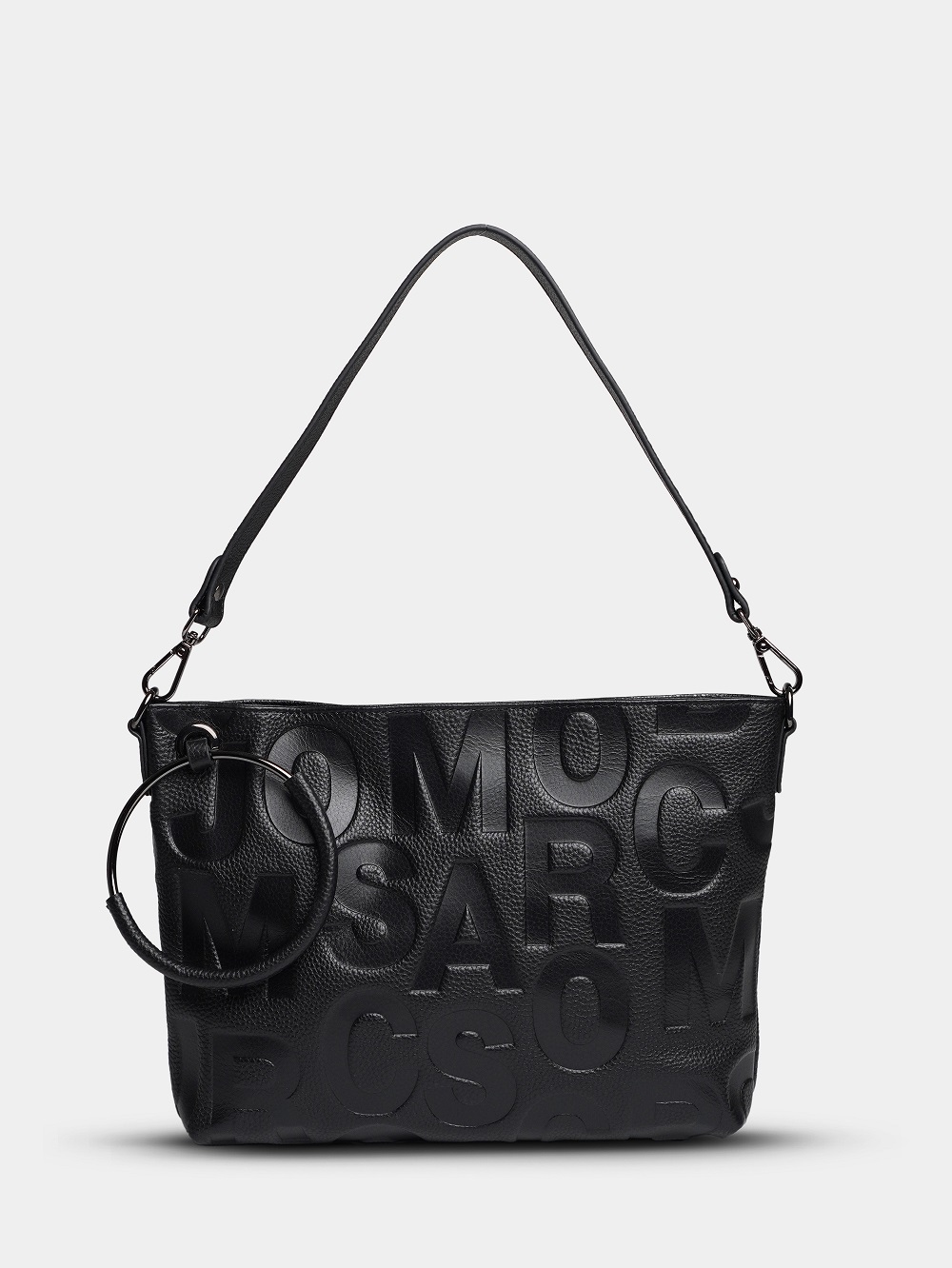 фото 446-68 8119 Сумка кросс-боди женская натуральная кожа Ludor черный