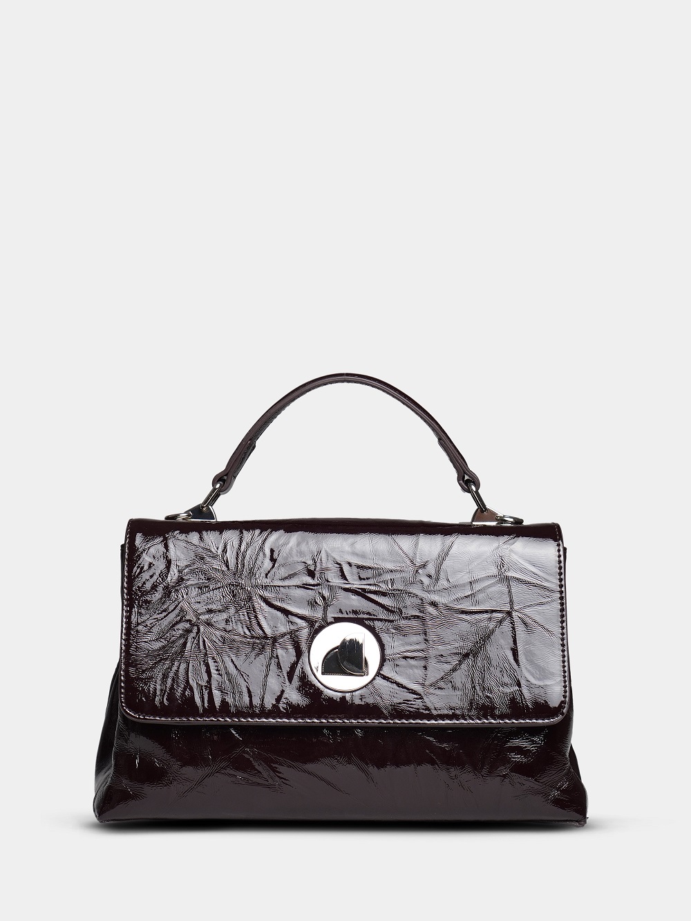 452-07 66-19масло Сумка стракчэд женская натуральная кожа Ludor темно-коричневый