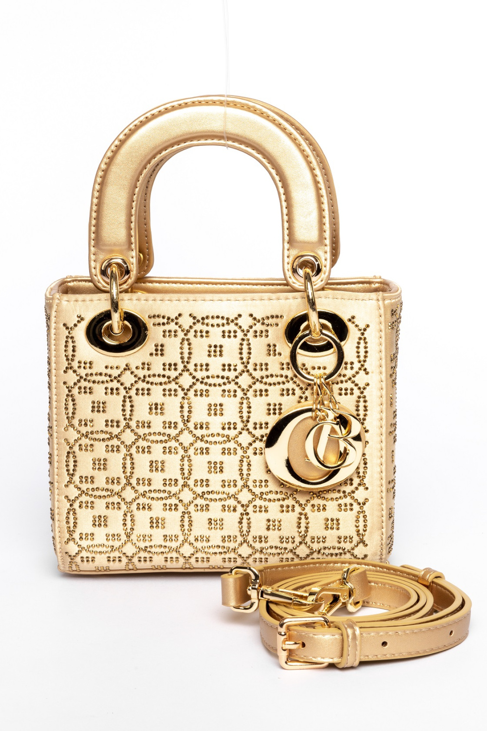 436-79 GD012405122 Сумка стракчэд женская экокожа Chrisbella золотой 436-79 GD012405122 Сумка стракчэд женская экокожа Chrisbella золотой